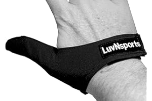 LoveNSports - Bowling Ball Thumb Socks Insert Around Wrist - Tape Replacement with Grip Support- Right Glove Saver