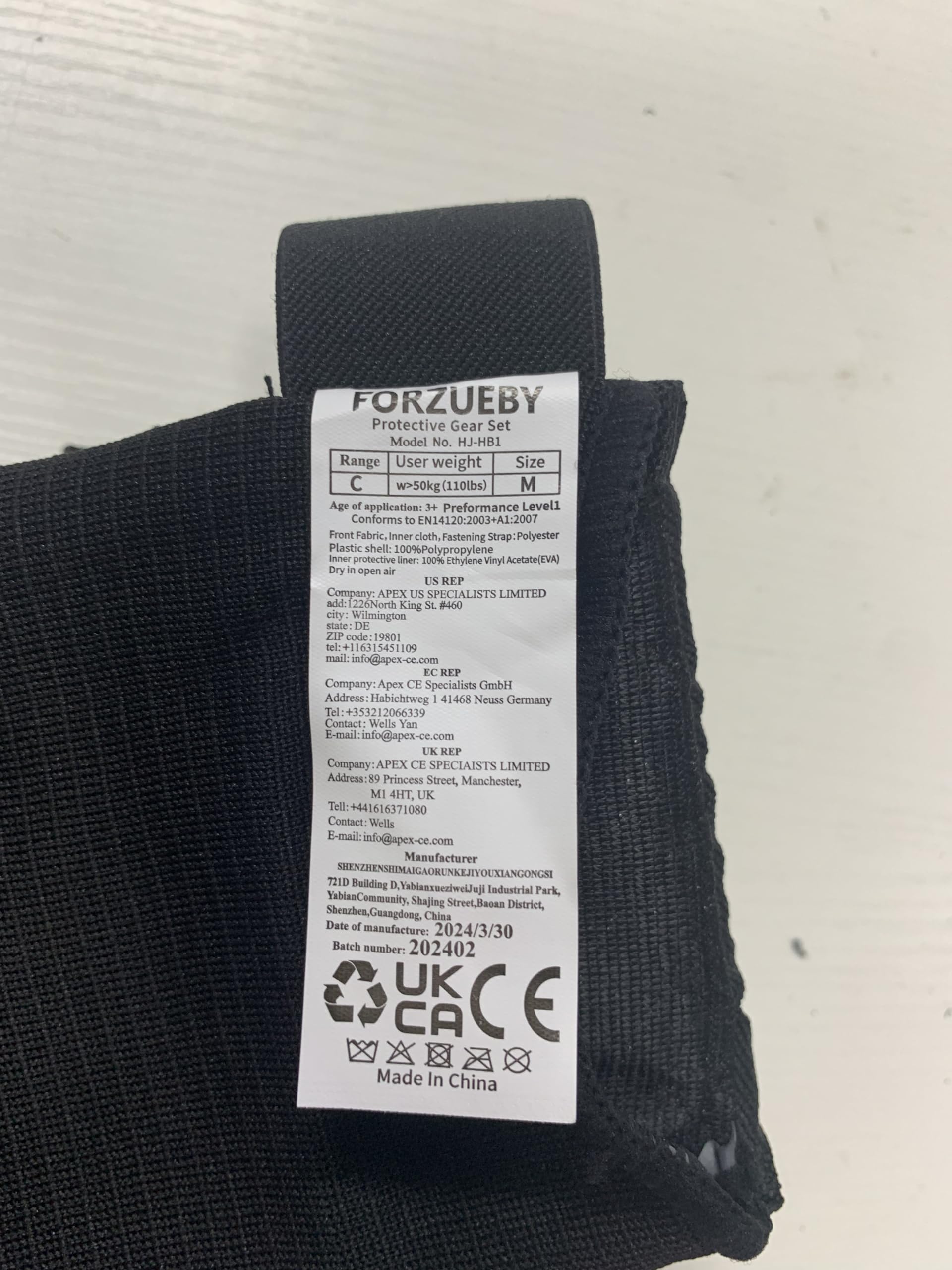 Forzueby Adult/Kids Knee Pads Elbow Pads Wrist Guards 6 in 1 Protective Gear Set for Inline Roller Skating Skateboarding Scooter BMX etc.