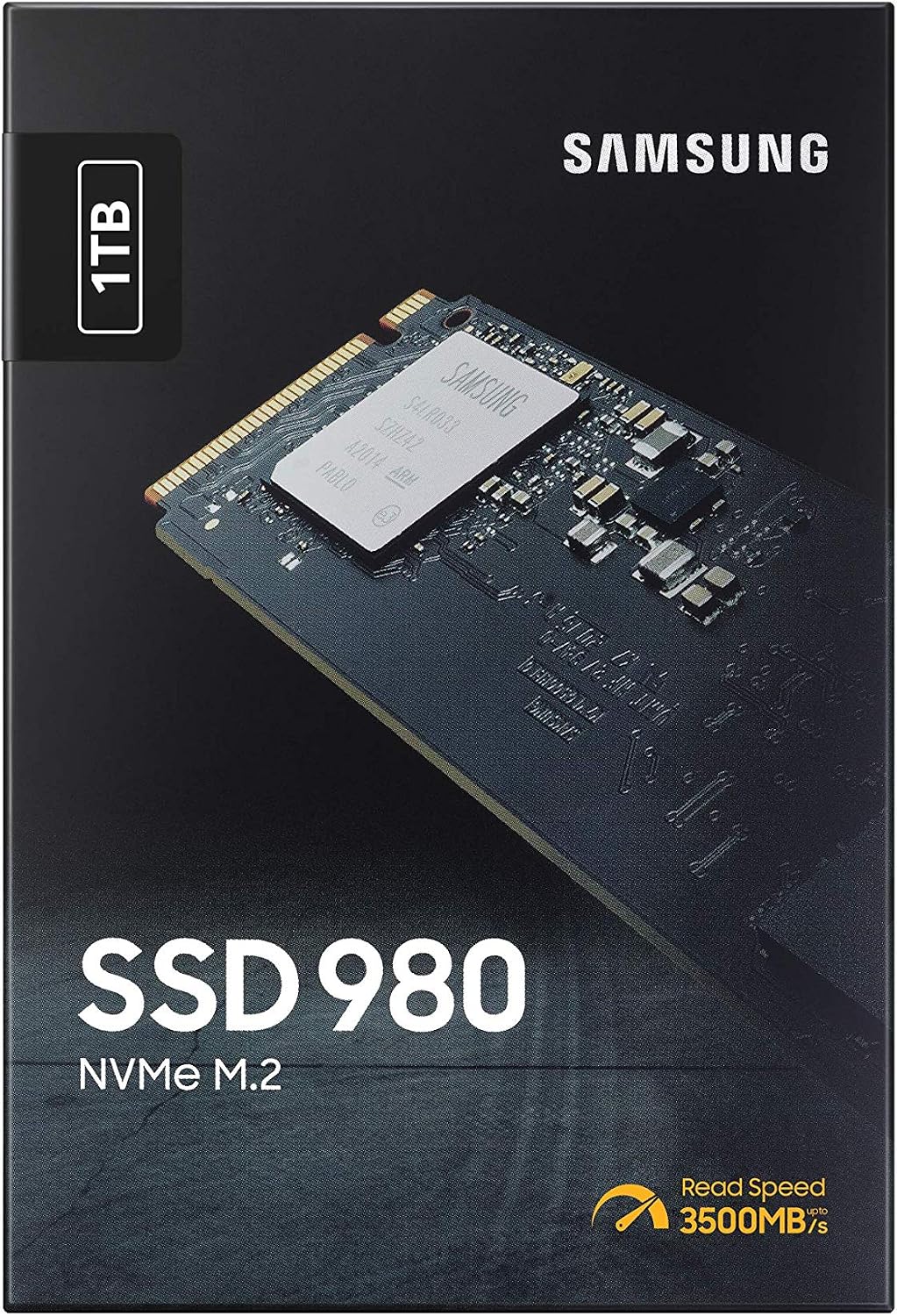Samsung 980 1 TB PCIe 3.0 (up to 3.500 MB/s) NVMe M.2 Internal Solid State Drive (SSD) (MZ-V8V1T0BW), Black, 1TB - Image 4