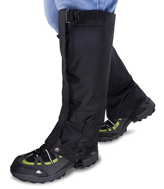 Qshare Leg Gaiters for Boots Waterproof Hiking Climbing Hunting Snow