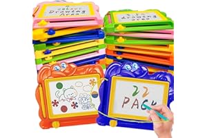 Hymaz 22 Pack Mini Magnetic Drawing Board for Kids, Colorful Doodle Drawing Board for Toddlers 1-3, Erasable Doodle Sketch Tablet Writing Pad for Boys Girls Classroom Rewards Party Favors Bag Stuffers