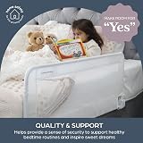 Dreambaby Prague Toddler Bed Guard Foldable Safety Rail 110cm Wide White view 7