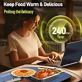COLDFILL Electric Warming Tray 8 Temp Settings Food Warmer 65x40cm Auto-Off view 6