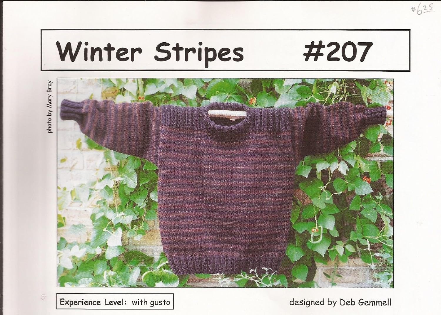 Cabin Fever Knitting Pattern 207 Winter Stripes Pullover