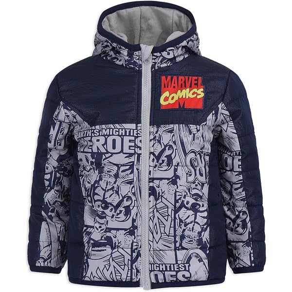Marvel Spider-Man Boys' 2-Piece Winter Snowsuit Set - Zip-Up Jacket & Overalls For Toddlers & Kids