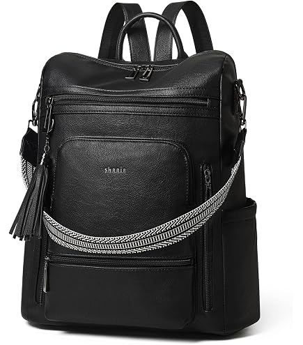 Amazon.com | Sweetovo PU Leather Anti Theft Backpack, Water  display picture 3