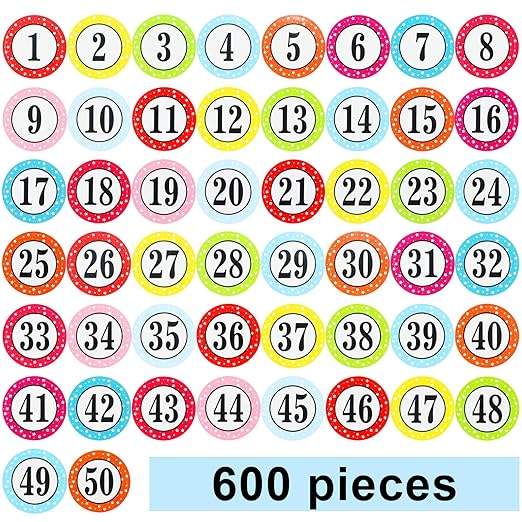 Colorful Numbers Stickers Round Number Labels 1 50 Self Adhesive Star colorful-numbers-stickers-round-number-labels-1-50-self-adhesive-star