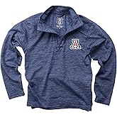 Wes and Willy Boys College Sports Fan Long Sleeve 1/4 Zip T-Shirt Cloudy Yarn