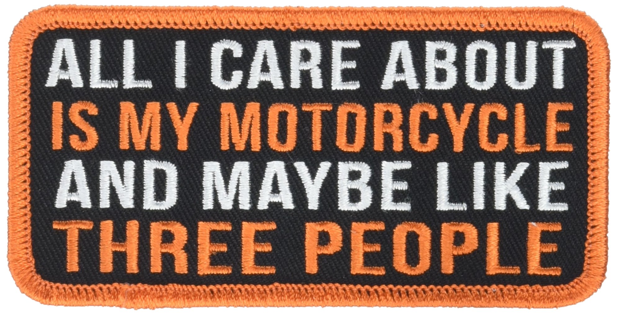 Hot Leathers PPL9494 All I Care about Patch (Multicolor, 4" x 2")