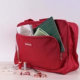 Hobby Gift Sewing Machine Bag Red Polyester Padded Carry Case 47x21x33 cm view 7