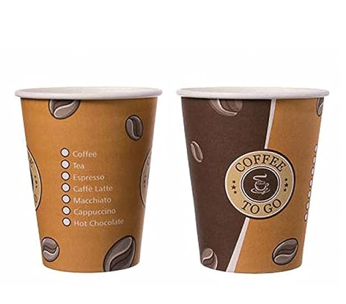 400 Stk. Kaffeebecher Topline, 'Coffee to go', Pappe beschichtet, 12oz., 300 ml
