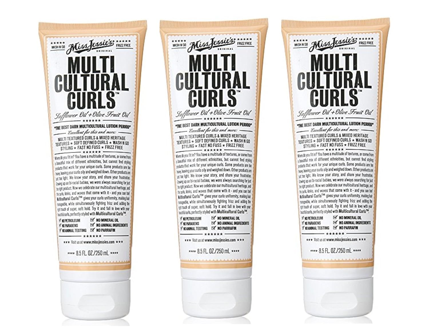 Amazon Com Miss Jessie Multicultural Curls 8 5 Pack Of 3 Beauty
