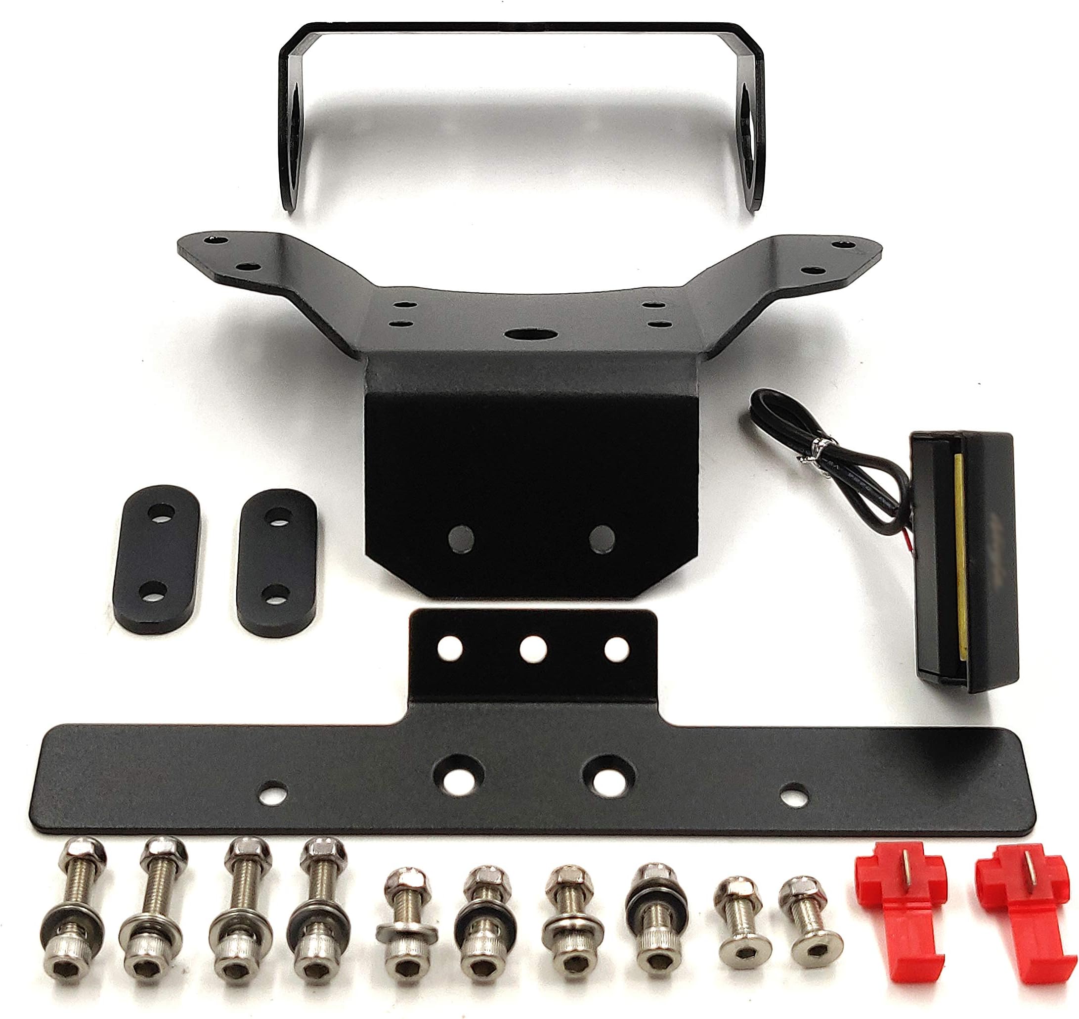XKMT-MT223-018 License Plate Holder/Fender Eliminator Compatible With Kawasaki ER-6N/ER-6F/NINJA 400 09-11 [B07QPQL778]