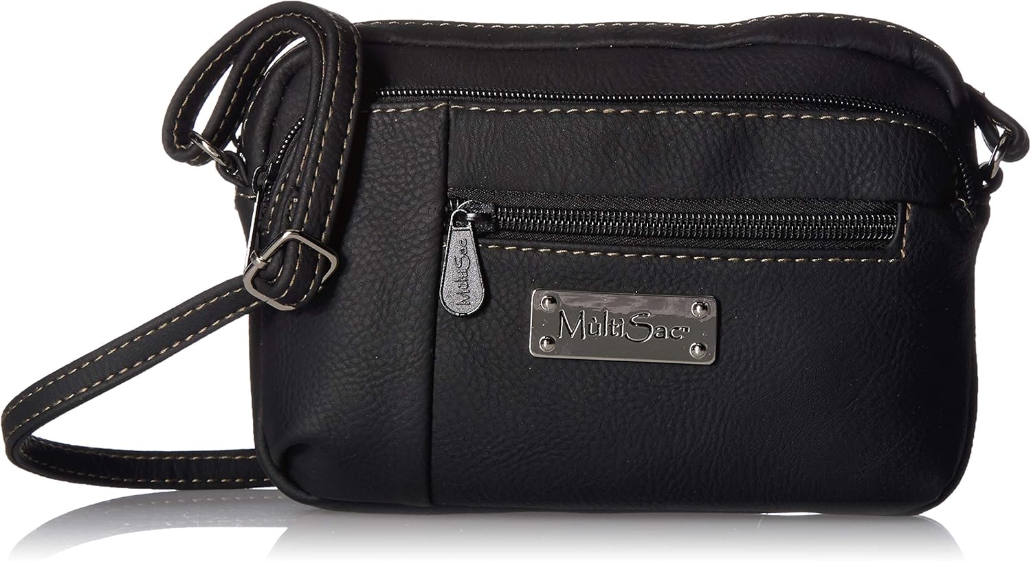 MultiSac Women's Mini Dynamic Crossbody Bag Cross Body, HunterBlack