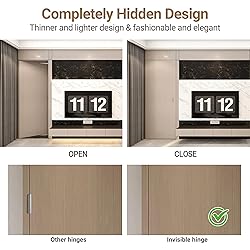 Upgraded Invisible Door Hinges (4 pcs) -6 Inch