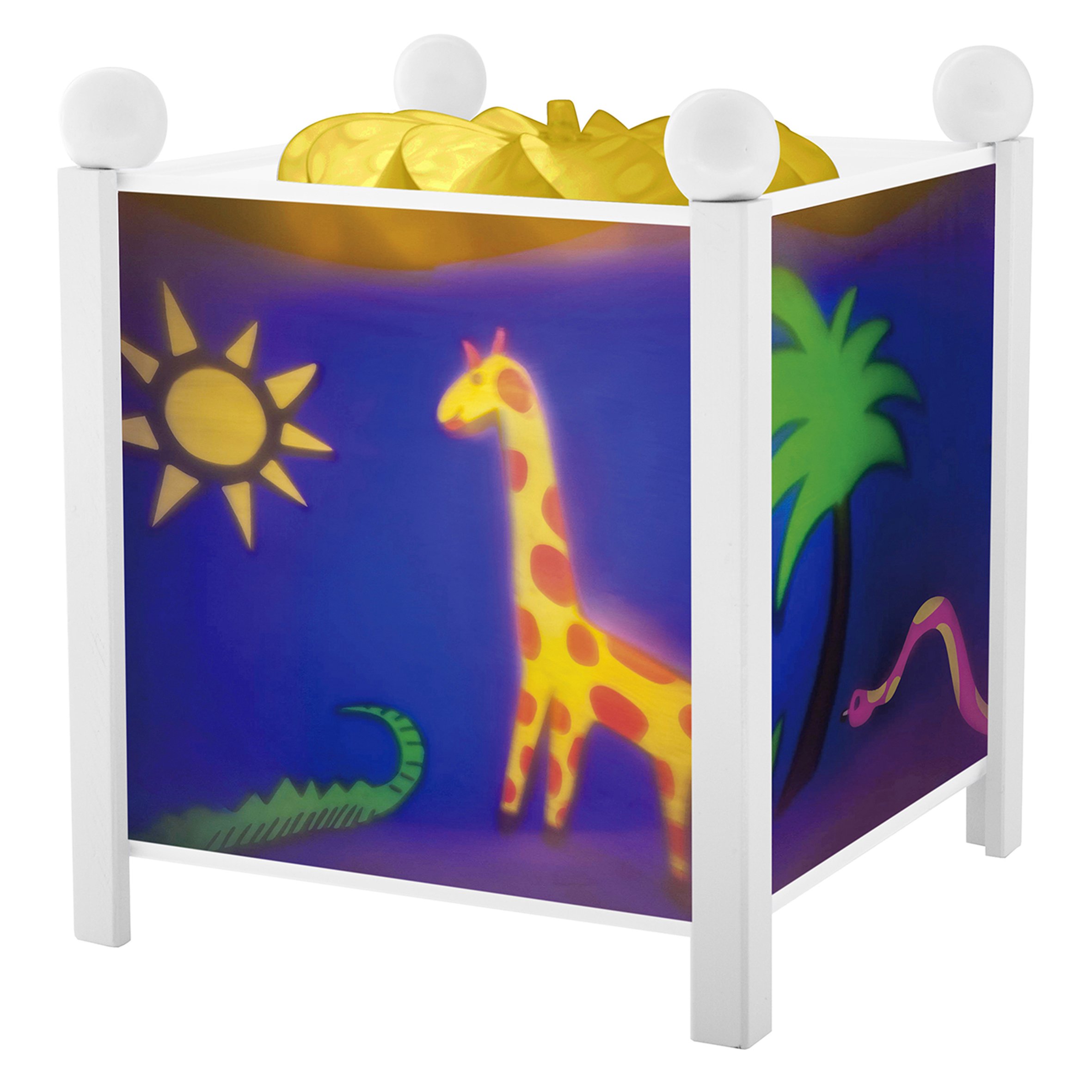 Trousselier 4351WGB 12V "Magic Lantern Jungle" Night Lamp