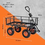 VonHaus Garden Cart Utility Wagon 350kg Capacity Heavy Duty Trolley view 7