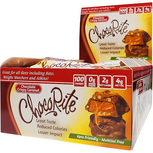 HealthSmart Chocorite Coconut Almond Bars - No Sugar Added, Gluten Free, 16 Pack