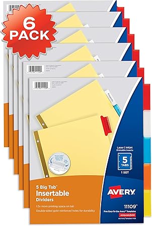 BINDER DIVIDERS