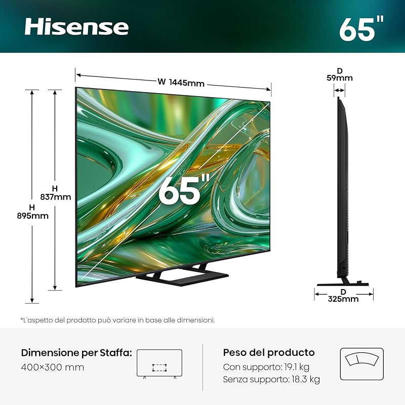 Smart TV MiniLED 144Hz 65" 4K 65E8S
