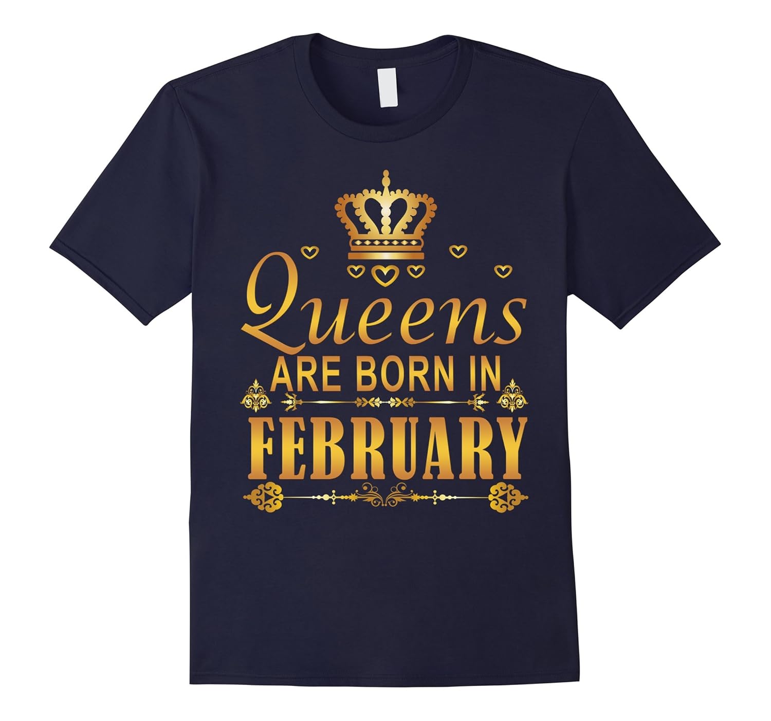 Queens Are Born In February Shirts-Rose