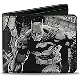 Buckle-Down DC Comics Wallet, Bifold, Batman Jim Lee Hush Chain and Grappling Hook Pencils, Vegan Leather
