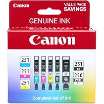 4pk CLI-251 CLI251XL Gray Ink For Canon Pixma iP8720 MG6320 MG6620 MG7120 MG7520 | UK