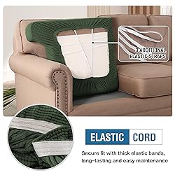 H.VERSAILTEX Stretch 2 Piece T Cushion Sofa