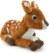 Zappi Co Deer Fawn Plush Toy 32cm Soft Eco Friendly Forest Friend
