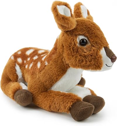 Zappi Co Deer Fawn Plush Toy 32cm Soft Eco Friendly Forest Friend