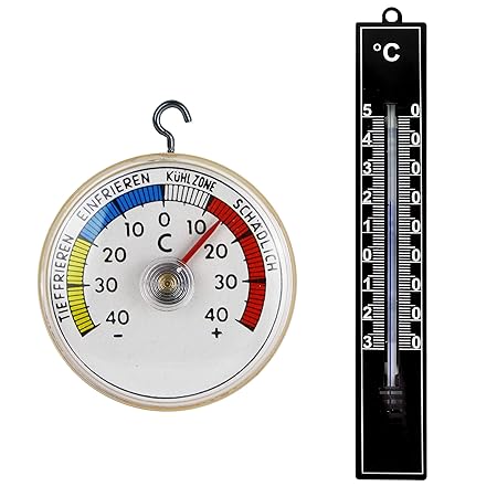 Compra Lantelme 7197 Frigorífico Termómetro con Ganchos de Metal y ...