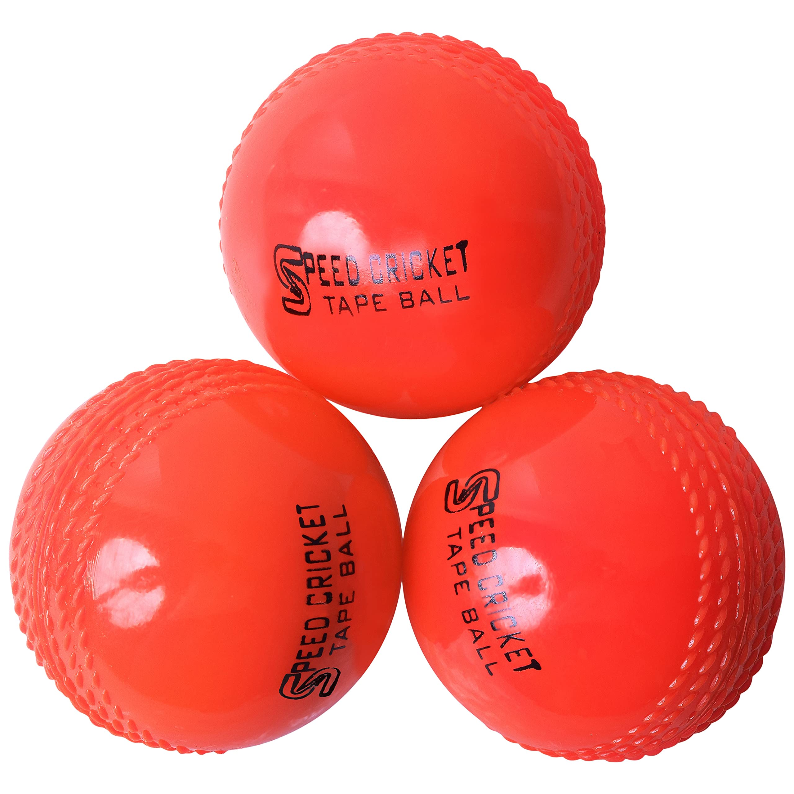 ADS SPORTS Wind Cricket Ball for Training & Coaching & Practice 3 Balls (Orange)