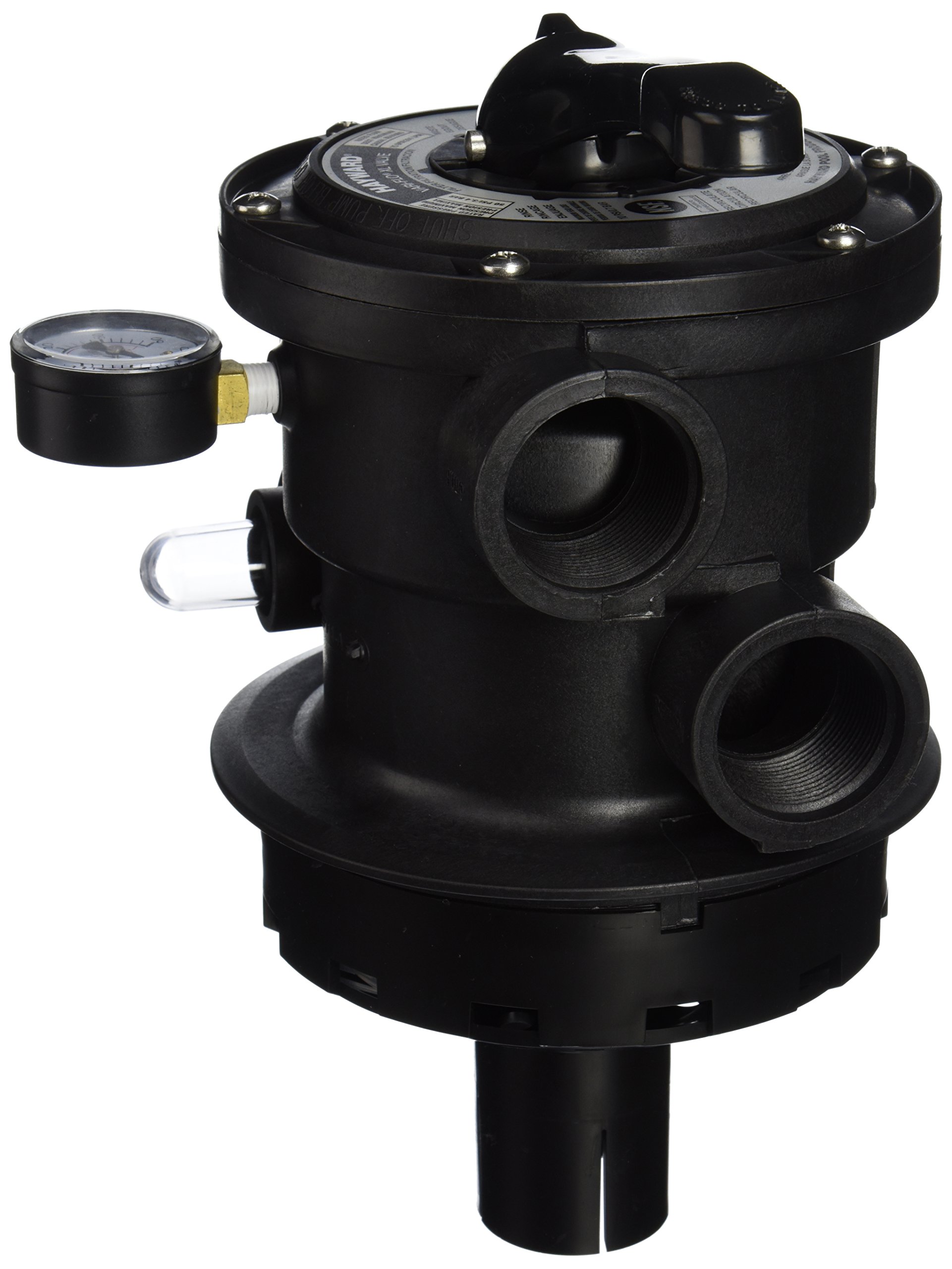 Hayward SP0714T ProSeries VariFlo TopMount Multiport Valve, Black, 1.5
