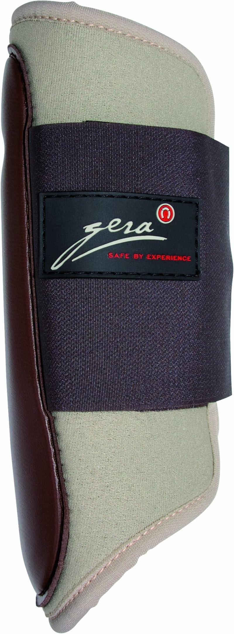 Gera Splint Boot 9045 Protective Front Leg Brushing Boots Size II/M Brown/Beige 1 Pair