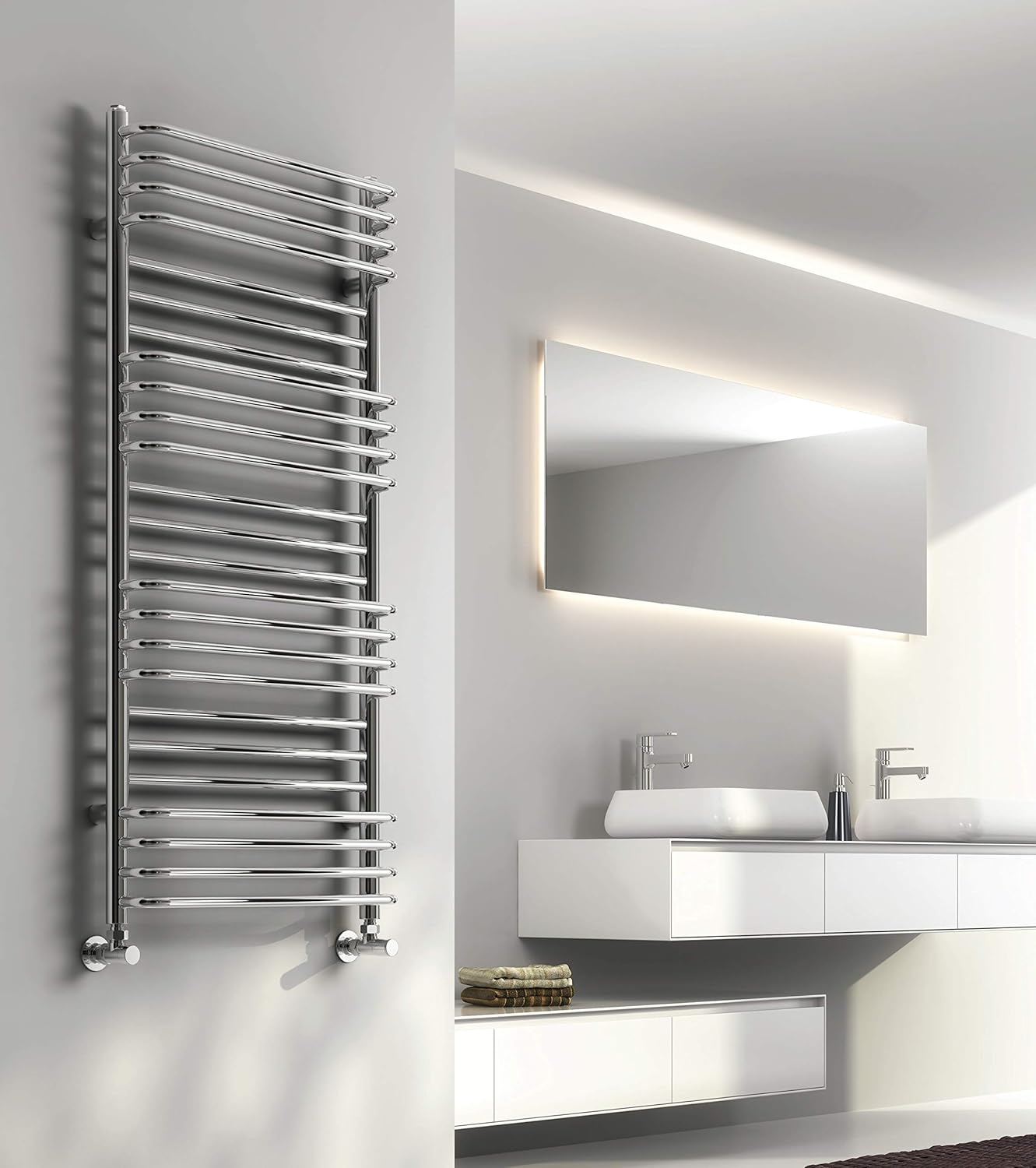 Reina Marco - Toallero de pared (cromado), acero, cromado ...