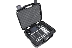 Case Club Hard Carry Case- Fits RODECaster Pro 2, 2 Wireless Microphones & Cords - Lockable Case w/Shock Absorbing Pre-Cut Foam Fits Equipment Out of the Box! Perfect for Traveling Podcasters & DJs!