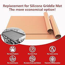 UBeesize 2 Pack Nonstick Copper Grilling Mats for