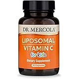 Dr. Mercola, Liposomal Vitamin C for Kids Capsules, 125 mg, 30 Servings ( 30 Capsules), Non GMO, Soy Free, Gluten Free