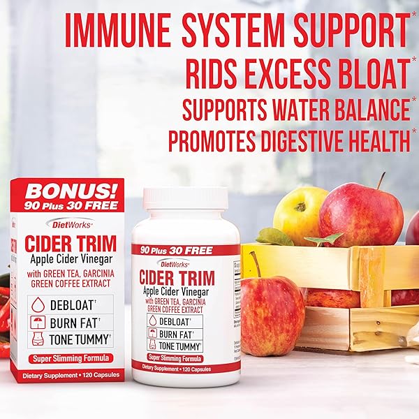 WINDMILL DIETWORKS APPLE CIDER VINEGAR CAPSULES EA, GINGER, CAYENNE & MAPLE, 120 COUNT