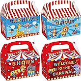 Cieovo 24 Pack Circus Party Favor Boxes - Carnival, Baby Shower & Kids Birthday Theme Party Decorations