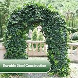 Garden Mile Garden Arch 2.4m Heavy Duty Steel Arbour Frame view 8