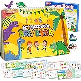 NASHRIO Montessori 24 Themes Busy Book for Toddlers 3-5, Engaging Preschool Learning Activities for Home School Travel – Educational Toy for 3-6 Year Old Boys & Girls