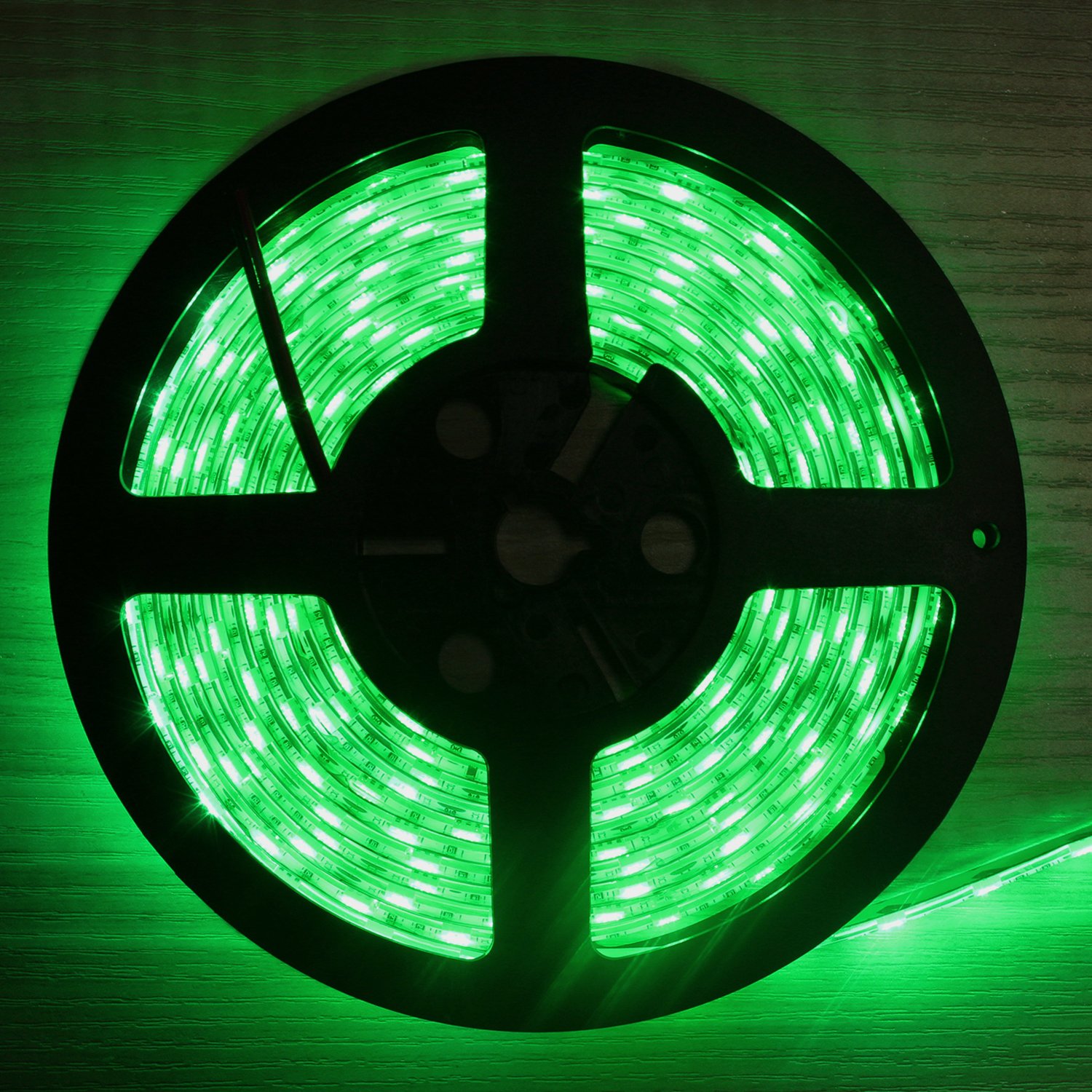 B2ocled 12V DC Flexible LED Strip Lights, 16.4ft/5m LED Light Strips,300 Units 5050 LEDs, Non-Waterproof, Lighting Strips, LED Tape-Green