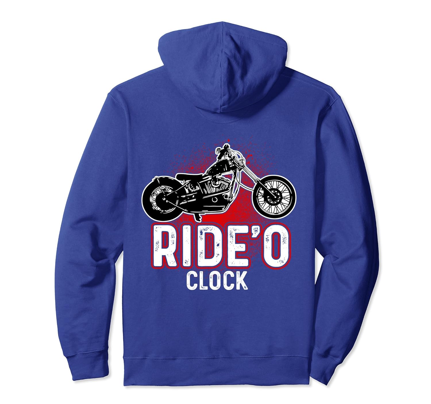 Ride O Clock Motorcycle Hoodie Biker Dad Papa Grandpa Bike-anz