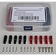 IEUYO Power Connectors Assortment Kit, Quick Disconnect Terminals Connectors, Battery Connector Modular Power Connector Kit Come Unassembled in Box 15/30/45 Amp AWG10-20,60 PCS/15 Pairs