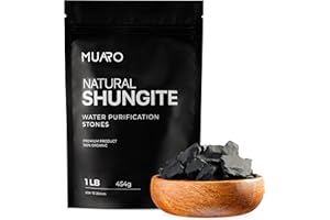 MUARO Shungite Stones Karelian Rocks (1lb (454 Grams))