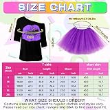 Crusward 80s Fancy Dress Costume Set Women Girls Tutu Bumbag Leg Warmers view 3