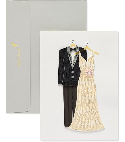 Papyrus Hochzeitskarte 'Overflowing With Love' – Mit Glitzer & Goldenem Umschlag