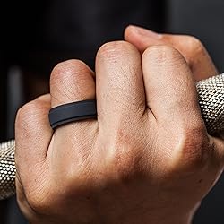 ThunderFit Silicone Wedding Rings for Men