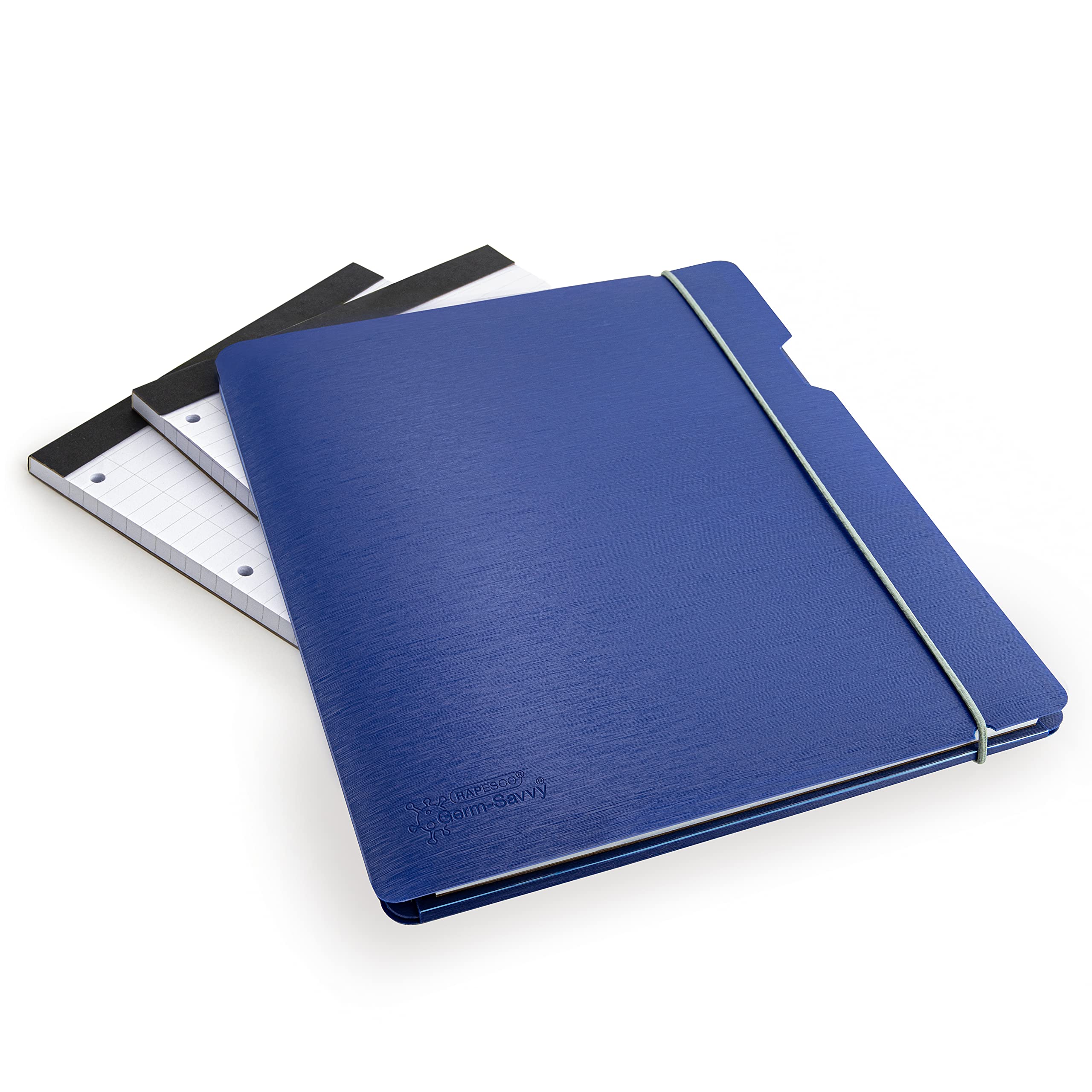 Rapesco 1685 Conference Portfolio Folder and 3 x Refill Pads with 80 Sheets, A4, Blue